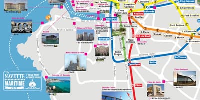 Marseille vyhliadkové mapu